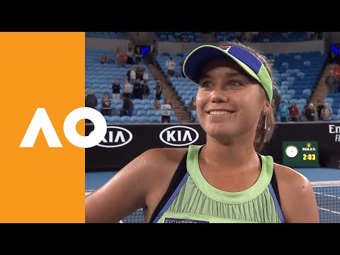 Sofia Kenin: "I'm so proud of myself!" | Australian Open 2020 On-Court Interview R3