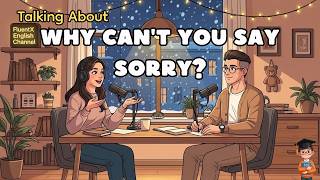 Let's Talk About Why Saying "Sorry" is So Hard | Master Real English Conversations