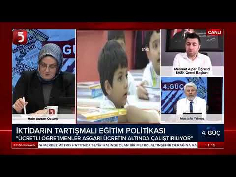 ÜCRETLİ ÖĞRETMENLİK -2 TV5 ‘te Hale Sultan ÖZTÜRK ve Mustafa YILMAZ ile 4. Güç Programı