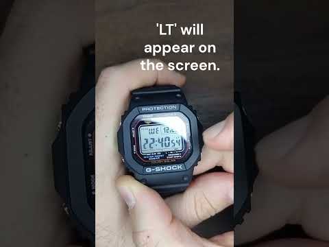 Casio G-Shock gw-m5610u - How to enable auto-light #casio #gshock #watch #watchcollection