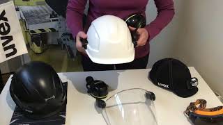 uvex pheos visor system