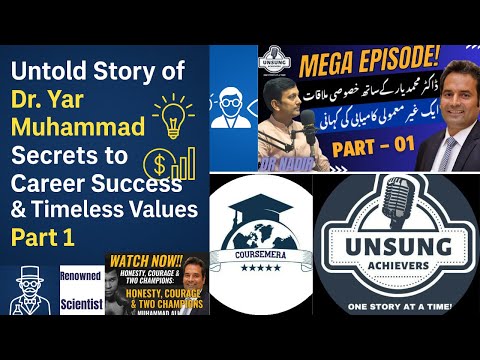 Dr. Muhammad Yar, Episode 7 of Unsung Achievers