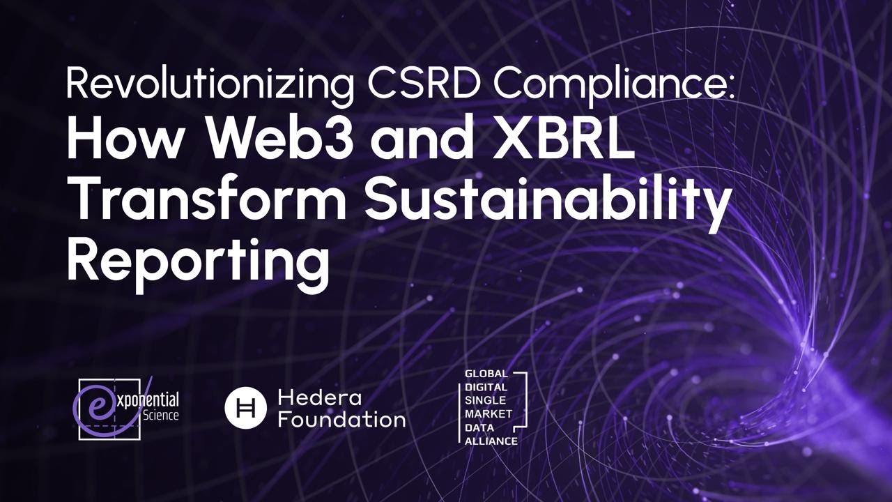Hedera Blueprint Webinar: How Web3 and XBRL Transform Sustainability Reporting