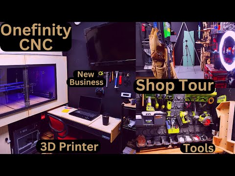 Workshop Tour/ Onefinity CNC/ New Business