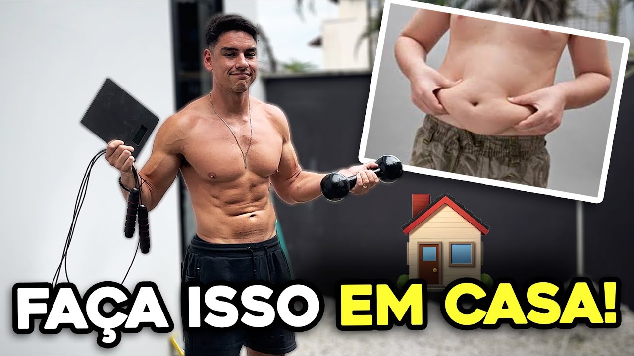 10 Formas pra VOCÊ emagrecer Rápido EM CASA! 🔥 Perca gordura chata fazendo isso!
