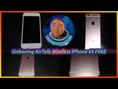 Unboxing AirTalk Wireless IPhone 6S FREE