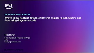 Reverse Engineer your Graph Schema and draw it using Diagram-as-code | Amazon Web Services