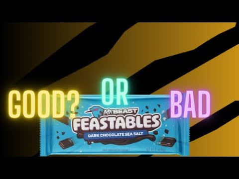 Mrbeast Feastables Taste Test | Dark Chocolate Sea Salt