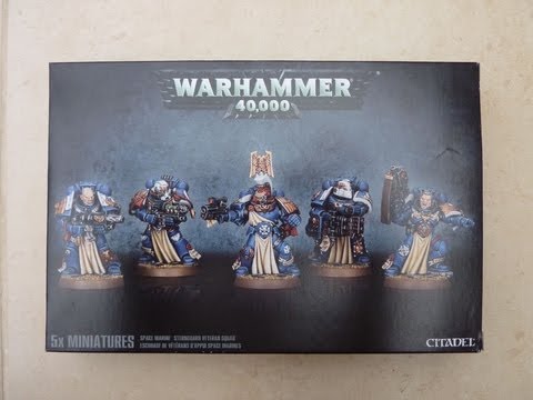 Space Marine Sternguard Veteran Squad unboxing and review (WH40K)