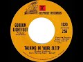 1971 Gordon Lightfoot - Talking In Your Sleep