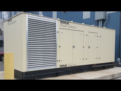 Kohler 400 kW natural gas generator, 400REZXB, 38 Hrs, Yr 2015 - CSDG # 2143