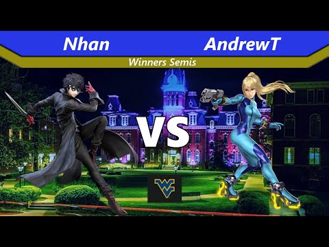 Campus Clash! WVU - Nhan (Joker) vs AndrewT (Zero Suit Samus) - Winners Semis - SSBU