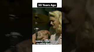 In 1995 No Doubt’s Gwen Stefani joined Sublime for a performance of “Saw Red” at KROQ Weenie Roast