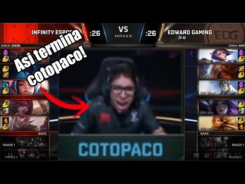 Cuando le GANAMOS a los CHINOS! || INF vs EDG || Worlds 2018