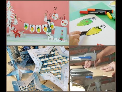 Manos a la Obra TV Programa 102 - Fusion Markers - Guirnalda en Papel - Herramientas Dremel