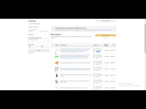 My Amazon Vendor Central Account OverView