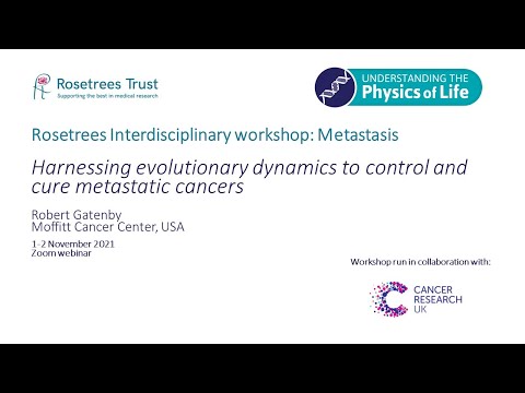 Robert Gatenby (Moffitt) 'Harnessing evolutionary dynamics to control & cure metastatic cancers'
