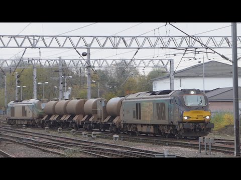 TnT DRS Class 68s arrive at Carlisle (14/11/23)