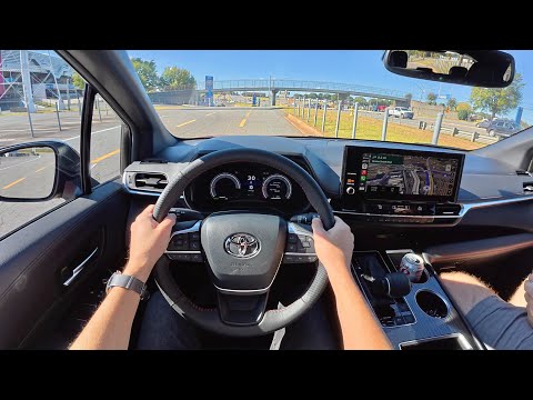 Thumbnail for 2025 Toyota Sienna XSE - POV Driving Impressions by Toyota, SEAT, Hybrid electric vehicle, Vehicle, Van