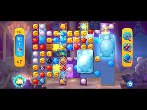 Fishdom level 6821 no boosters フィッシュダム