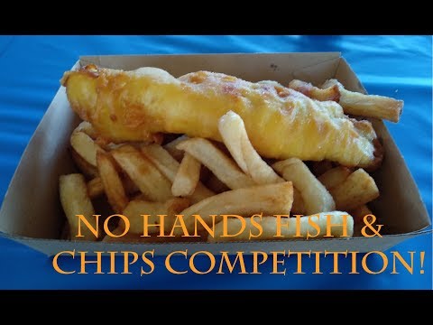 "The Chippy" No Hands Eating Competition