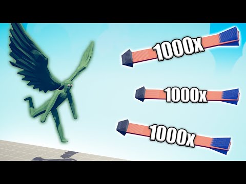 FLYING ZOMBIE vs 1000x OVERPOWERED UNITS - TABS | Totally Accurate Battle Simulator 2023