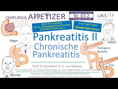Pankreatitis II Chronische Pankreatitis CHIRURGIE APPetizer Nr. 63-2