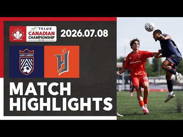 HIGHLIGHTS: CS Saint-Laurent vs. Forge FC | TELUS Canadian Championship Quarter-final, Leg 1