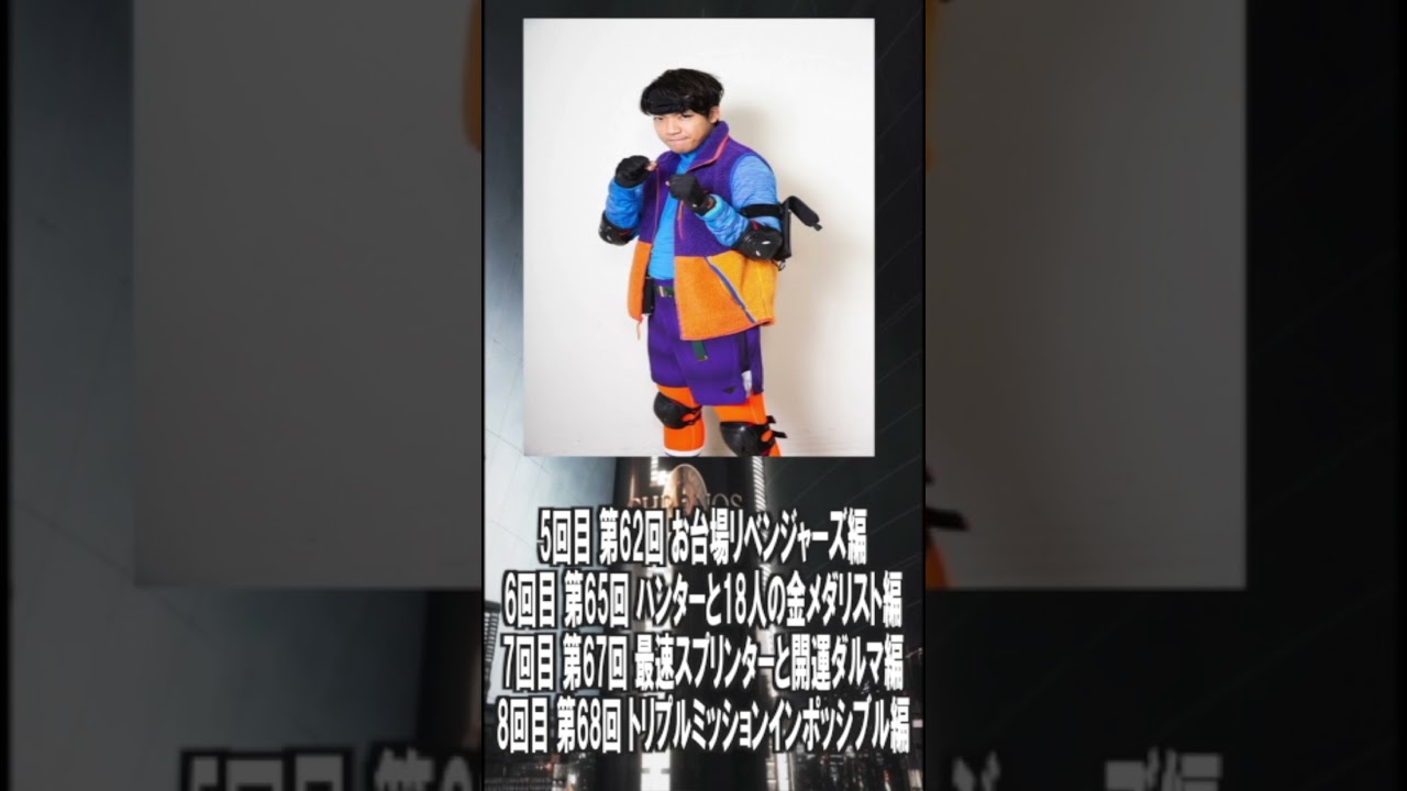 【逃走中出場回数】伊沢拓司さんの8回出場を15秒以内にコンパクトにまとめました！ #shorts #ショート