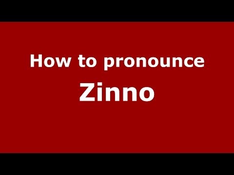 How to pronounce Zinno (Italian/Italy) - PronounceNames.com