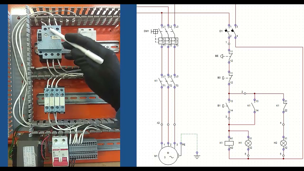 Aula 04 - Montagem o diagrama de comando partida direta
