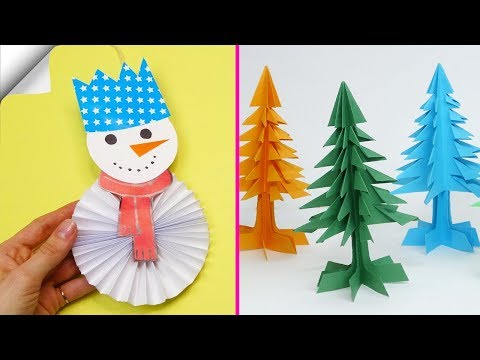 DIY paper crafts Paper toys Christmas crafts santa claus DIY santa claus