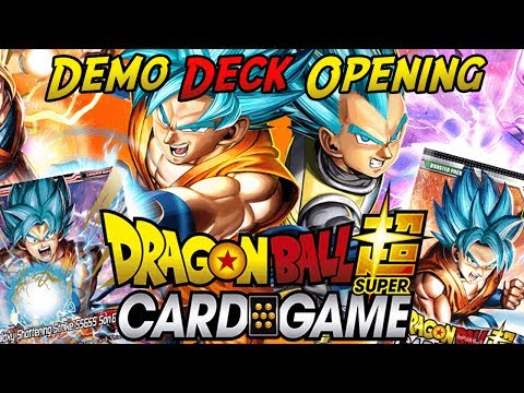 DRAGON BALL SUPER CCG | Demo Kit Opening and Live Reactions! w/ FuriousLibre & Zappdos