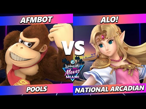 LMM Miami 2023 - AFMBot (Donkey Kong) Vs. Alo! (Zelda) Smash Ultimate - SSBU