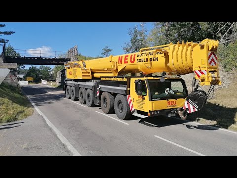 Brückenabbau an der Hacksbergschleife bei Schafhausen.