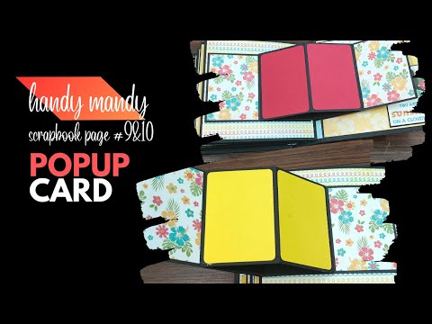Mini Scrapbook Popup Card Tutorial | Pages 9 & 10: Elevate Your Crafting Adventure!