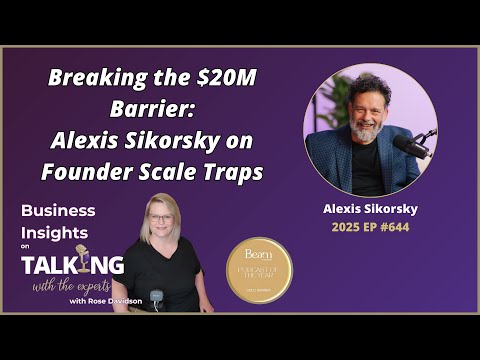 Breaking the $20M Barrier: Alexis Sikorsky on Founder Scale Traps