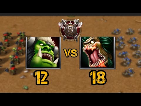 12 Grunts vs 18 Ghouls - Same Cost - WarCraft III Retro Battles