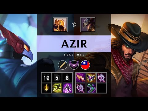 Azir Mid vs Twisted Fate - TW Master Patch 25.07