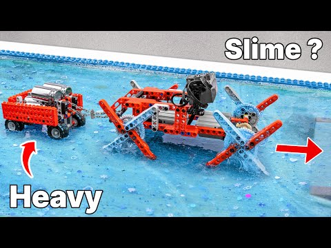Können Lego TECHNIC-Autos klebrigen Schleim besiegen? | FM Lego Technic