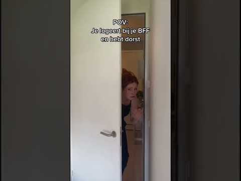 Je logeert bij je BFF en hebt dorst 🤪 Herkenbaar: ja of nee 👇🏻 || Esmee Joanna