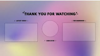 How to create an end screen template for youtube using Canva
