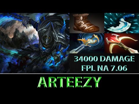Arteezy [Sven] 34000 Damage Mad Man ► FPL NA ► Dota 2 7.06f