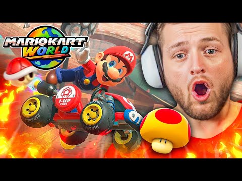 😱😍MARIO KART WORLD ist DA! - Meine ERSTEN RUNDEN auf der NEUEN Switch 2!