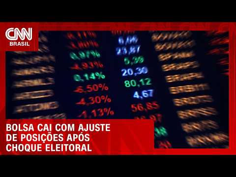 Ibovespa cai mais de 2% ainda sob peso de eleição e Fed; dólar recua | CNN MERCADO