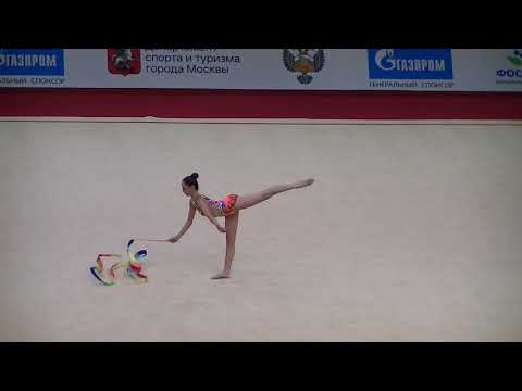 Adilkhanova Alina (KAZ)  ribbon  Qual  Grand Prix Moscow 2018