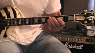 Queen of Sorrow guitar solo lesson. Acoustic version. Black label society improvision.