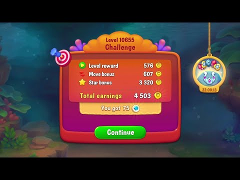 @Fishdom Level 10650 - Special Level 10655 Challenge