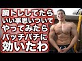 ある日の胸・背中の日【胸編】