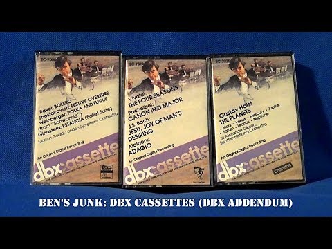 Oddity Archive: Episode 130.5 – Ben’s Junk: DBX Cassettes (DBX Addendum)